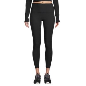 Interlink black rib leggings